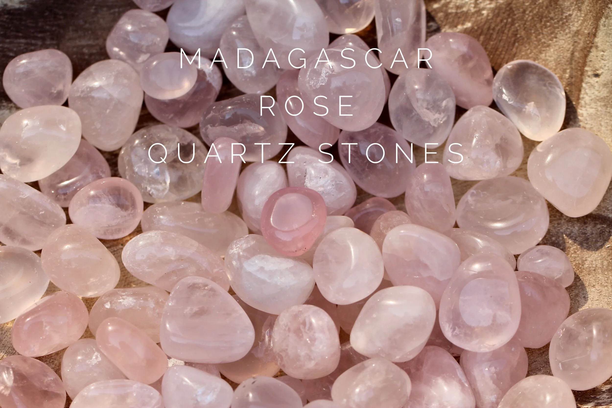 Madagascar Rose Quartz Tumbled Stones