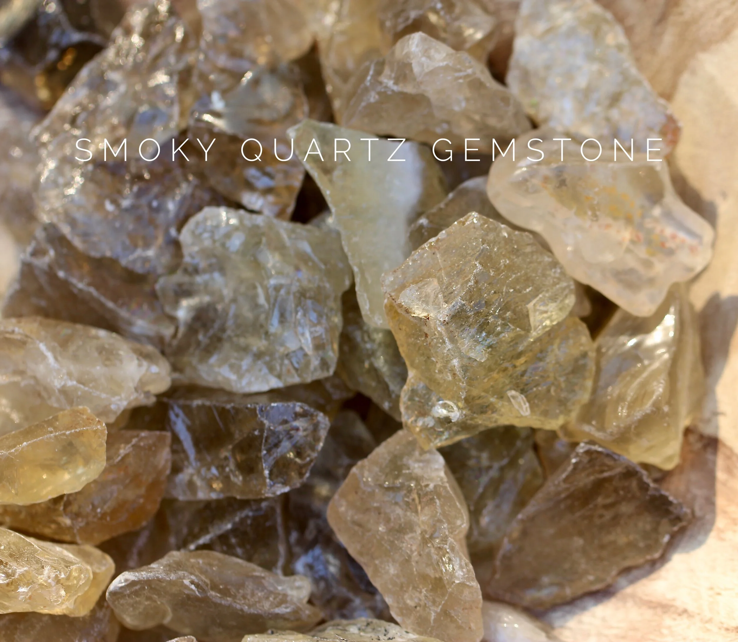 Raw Smoky Quartz Stones