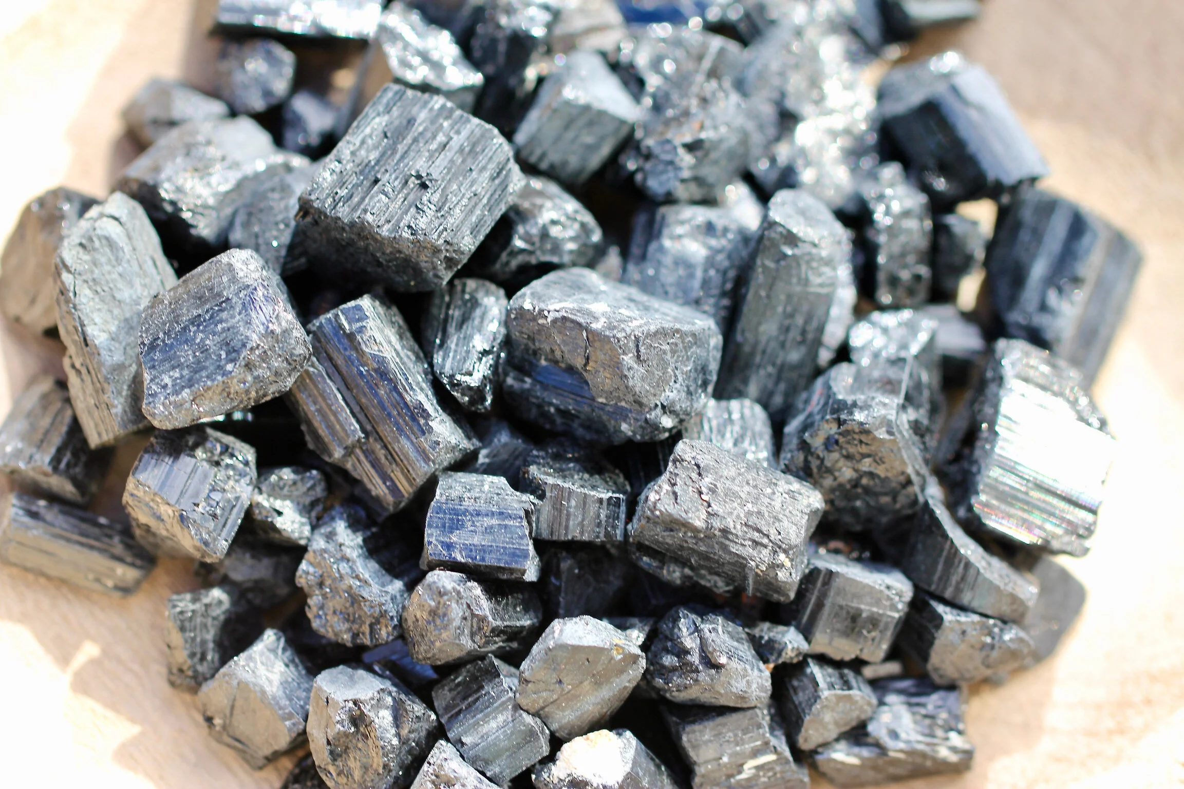 Black Tourmaline Raw Stones
