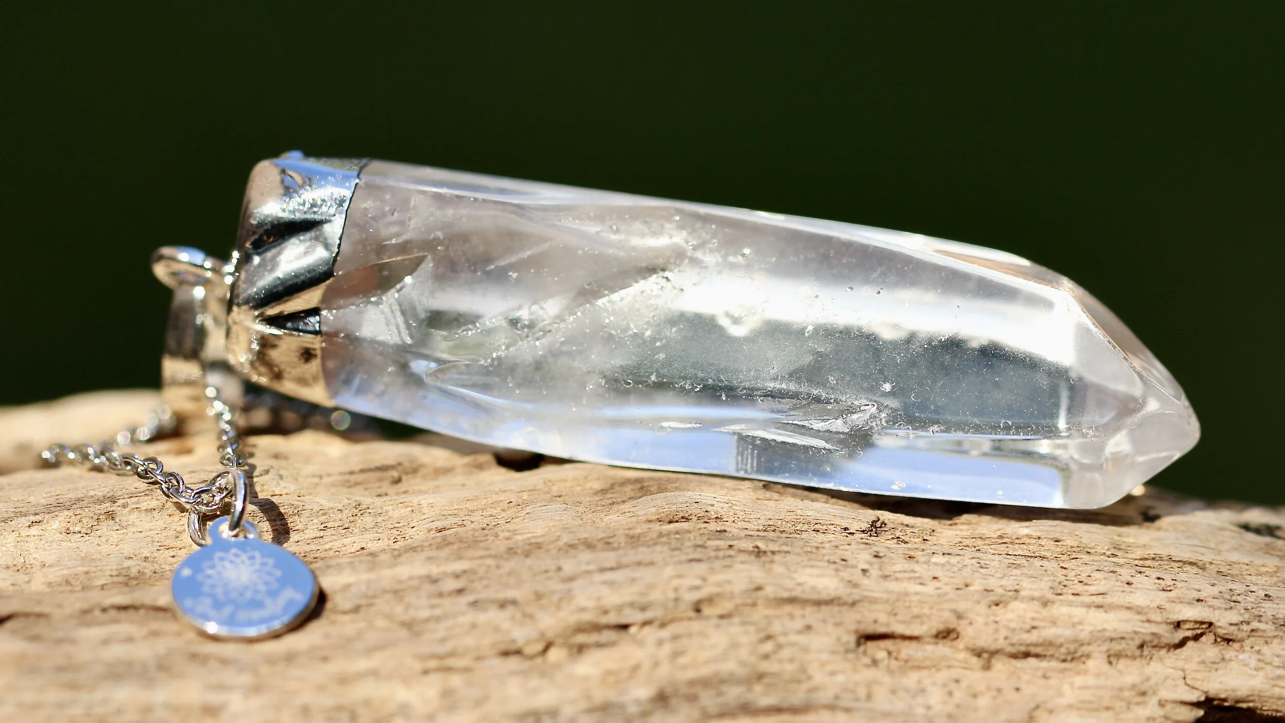 Quartz Crystal Point Necklace Q1