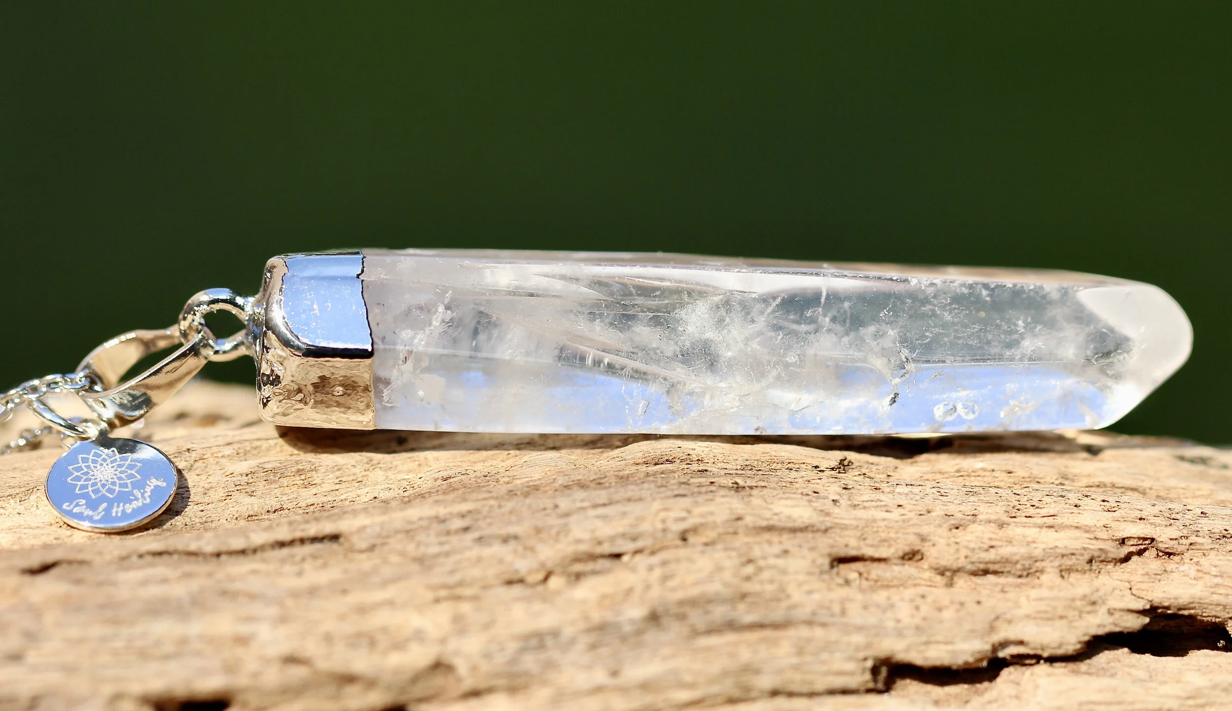 Quartz Crystal Point Necklace Q2