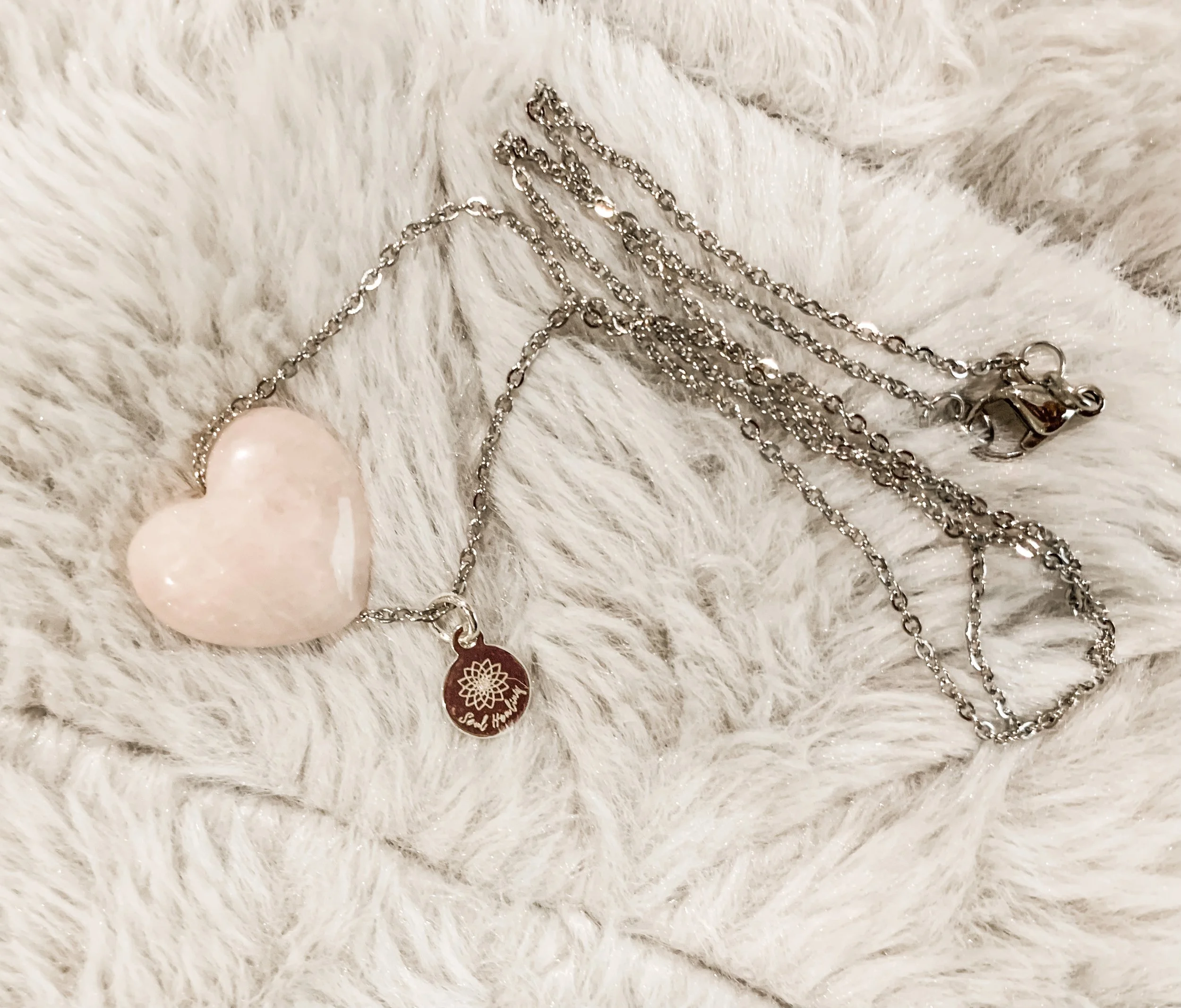 Rose Quartz Stone Pendant