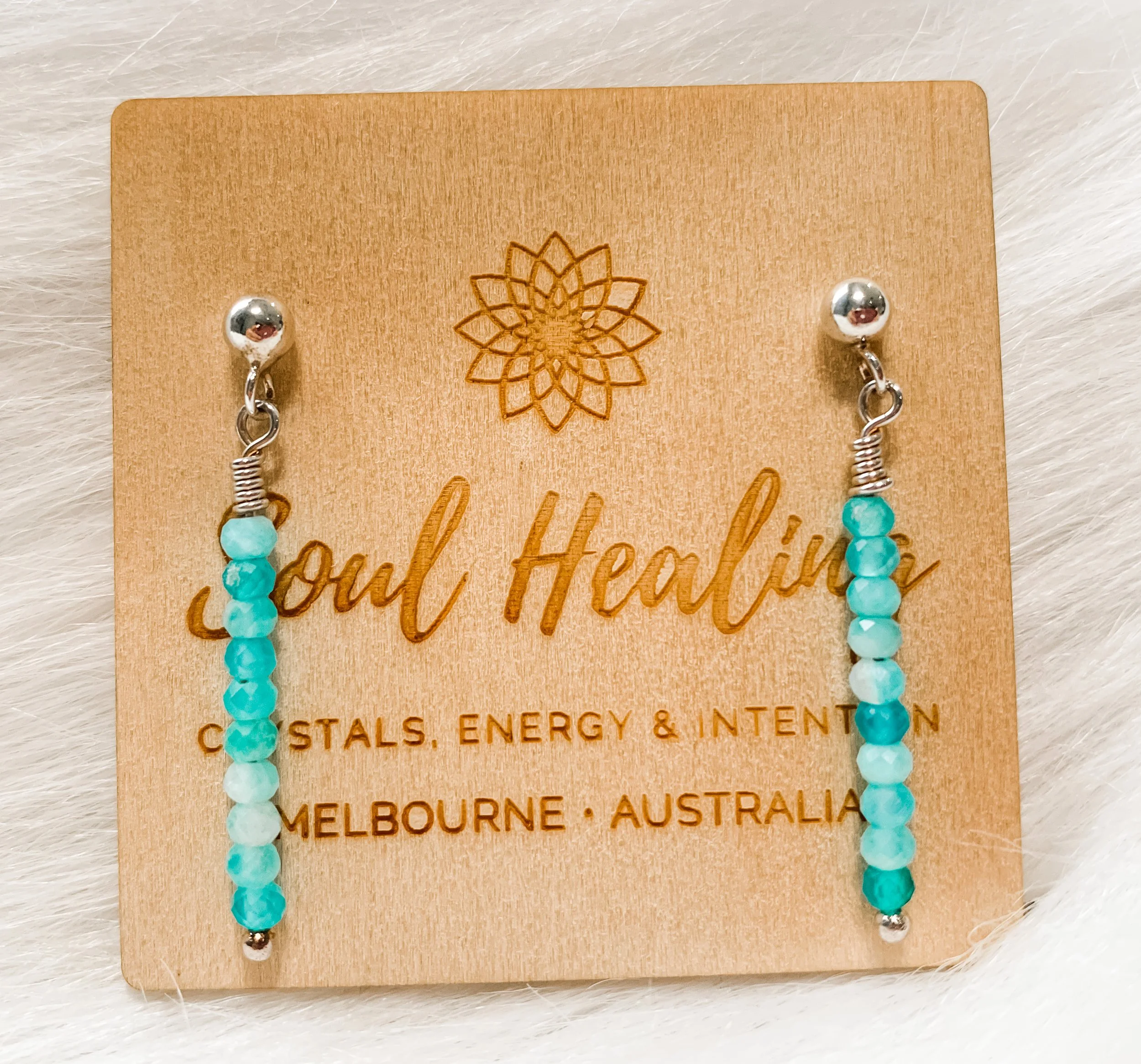 Amazonite Stones Earrings