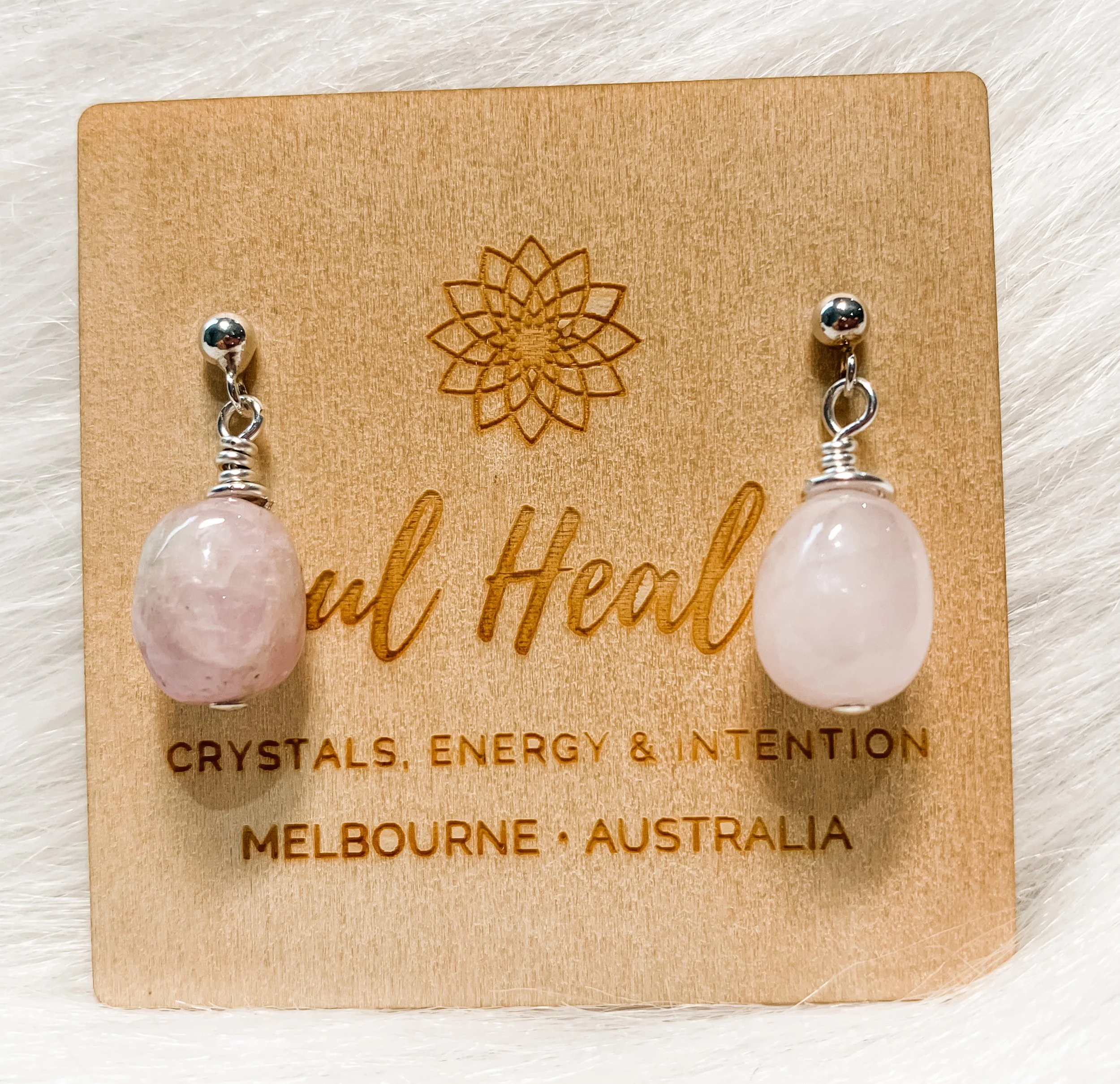 Kunzite Stones Earrings