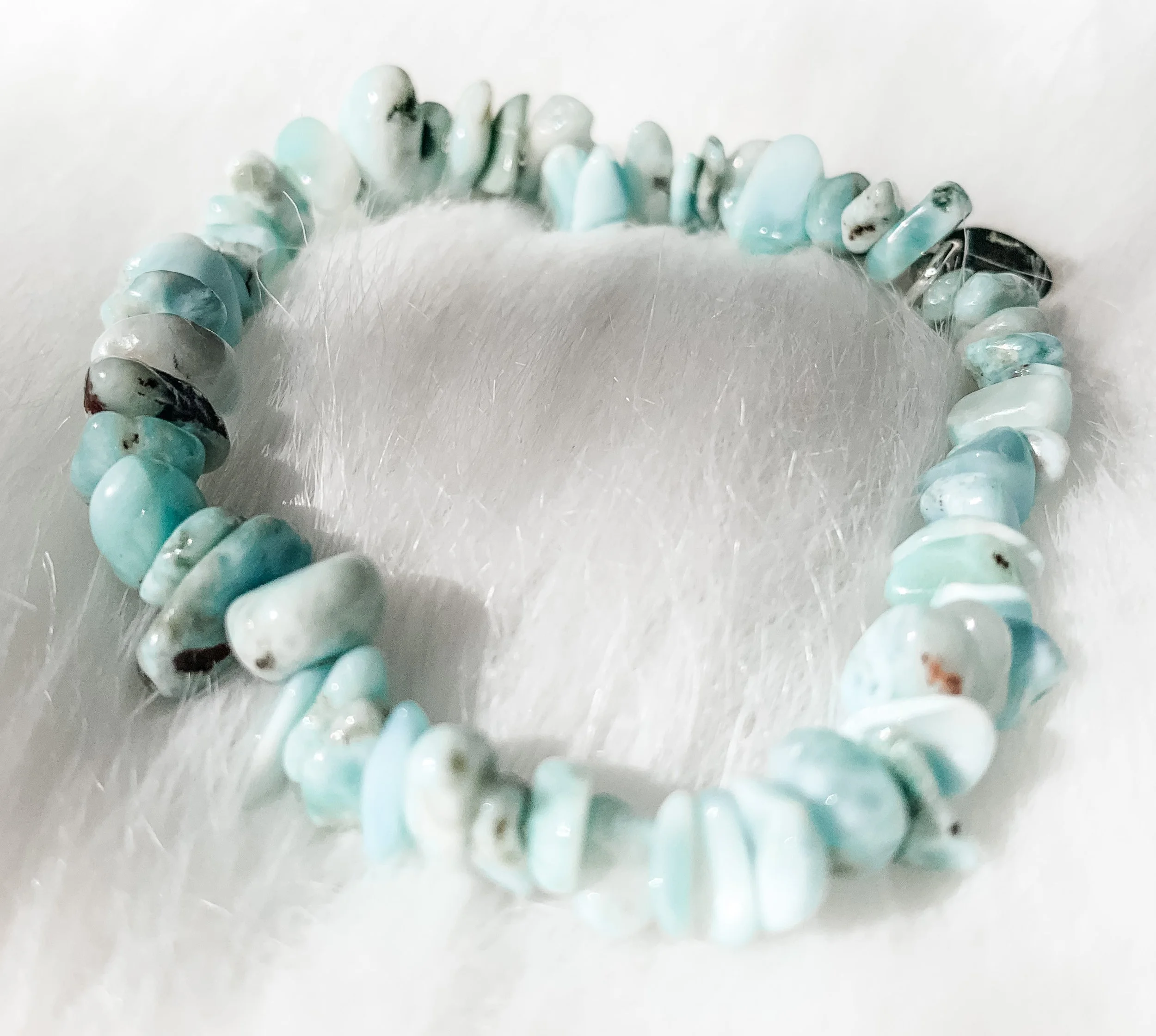Larimar Stones Bracelet