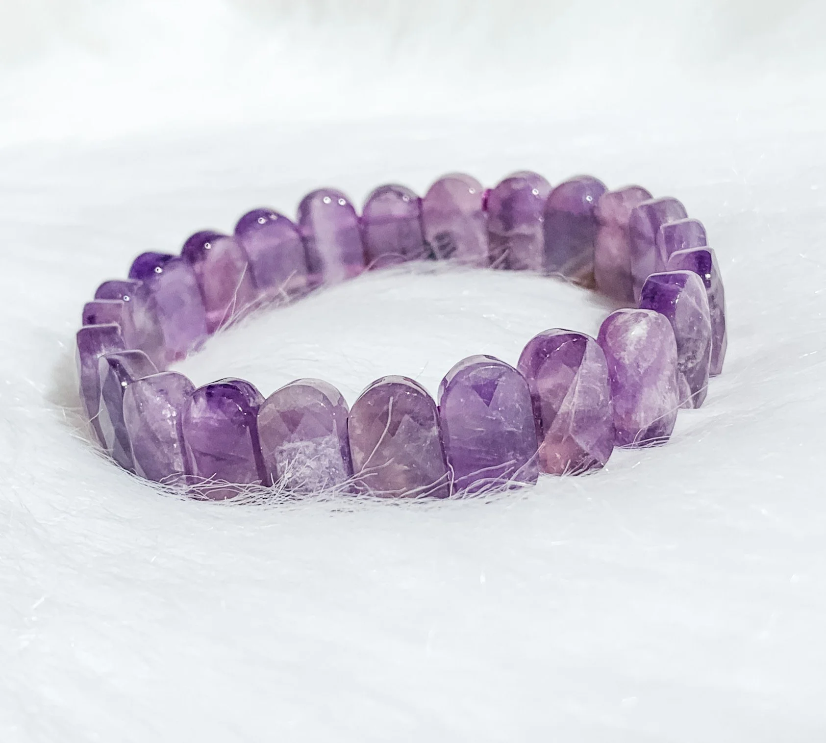 Amethyst Gemstone Bangle