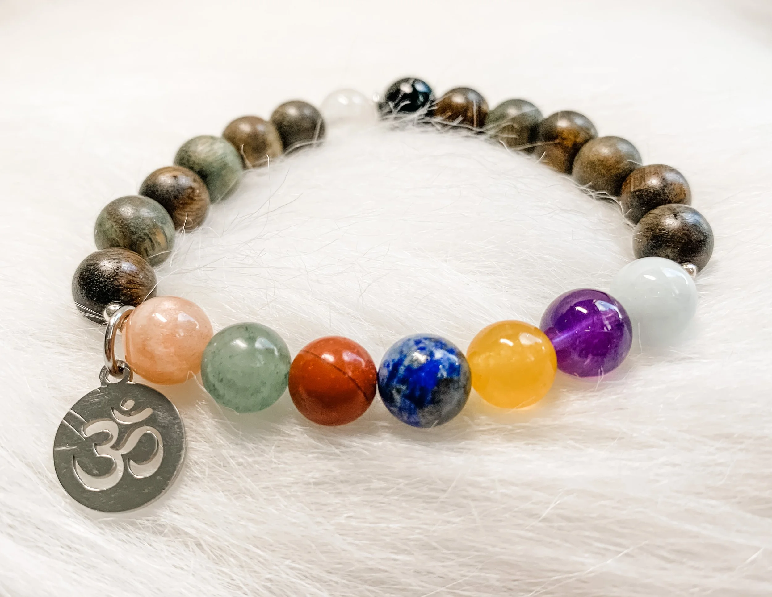 Seven Chakras Stones Bracelet