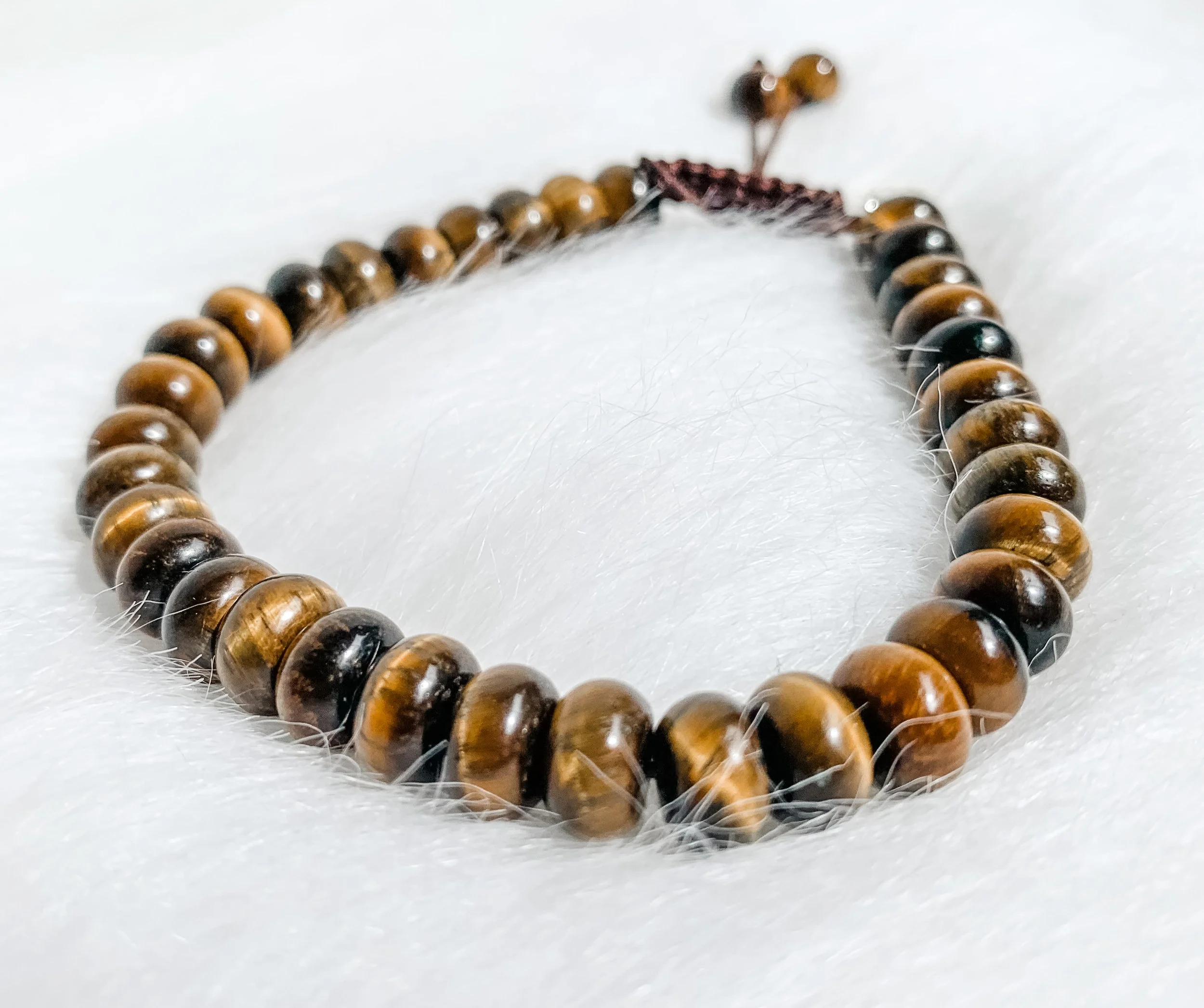 Tigers Eye Braided Bracelet