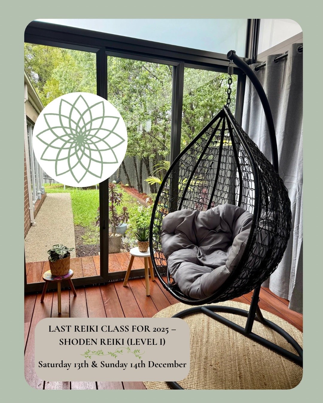 ✨ LAST REIKI CLASS FOR 2025 &ndash; SHODEN REIKI (LEVEL I) ✨
Saturday 13th &amp; Sunday 14th December
Tarneit, VIC 🌿
If you&rsquo;ve been feeling the call to start your Reiki journey&hellip; this is your moment. 💛
Shoden Reiki (Level I) is the foun