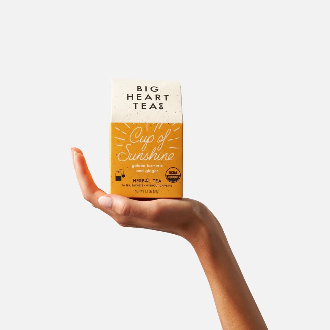 Tea lovers, where you at!? We have @bighearttea on deck and we know it&rsquo;s about to be love at first sip 😉

This women owned/women run biz is no joke:

🖤 direct trade teas
🖤 certified organic herbs
🖤 100% compostable tea bags
🖤 100% recyclab