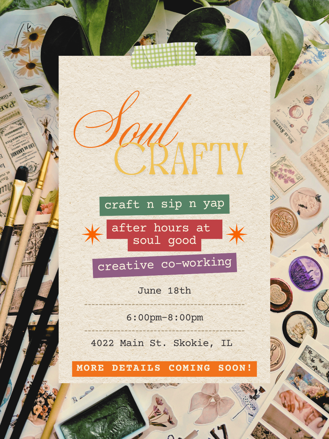 Brown and Green Collage Crafts Month Event Instagram Post.png