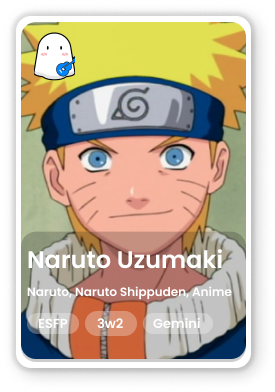 Naruto Uzumaki Personality Type Boo