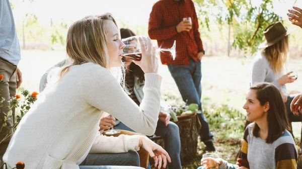 ISFJ Woman Drinking