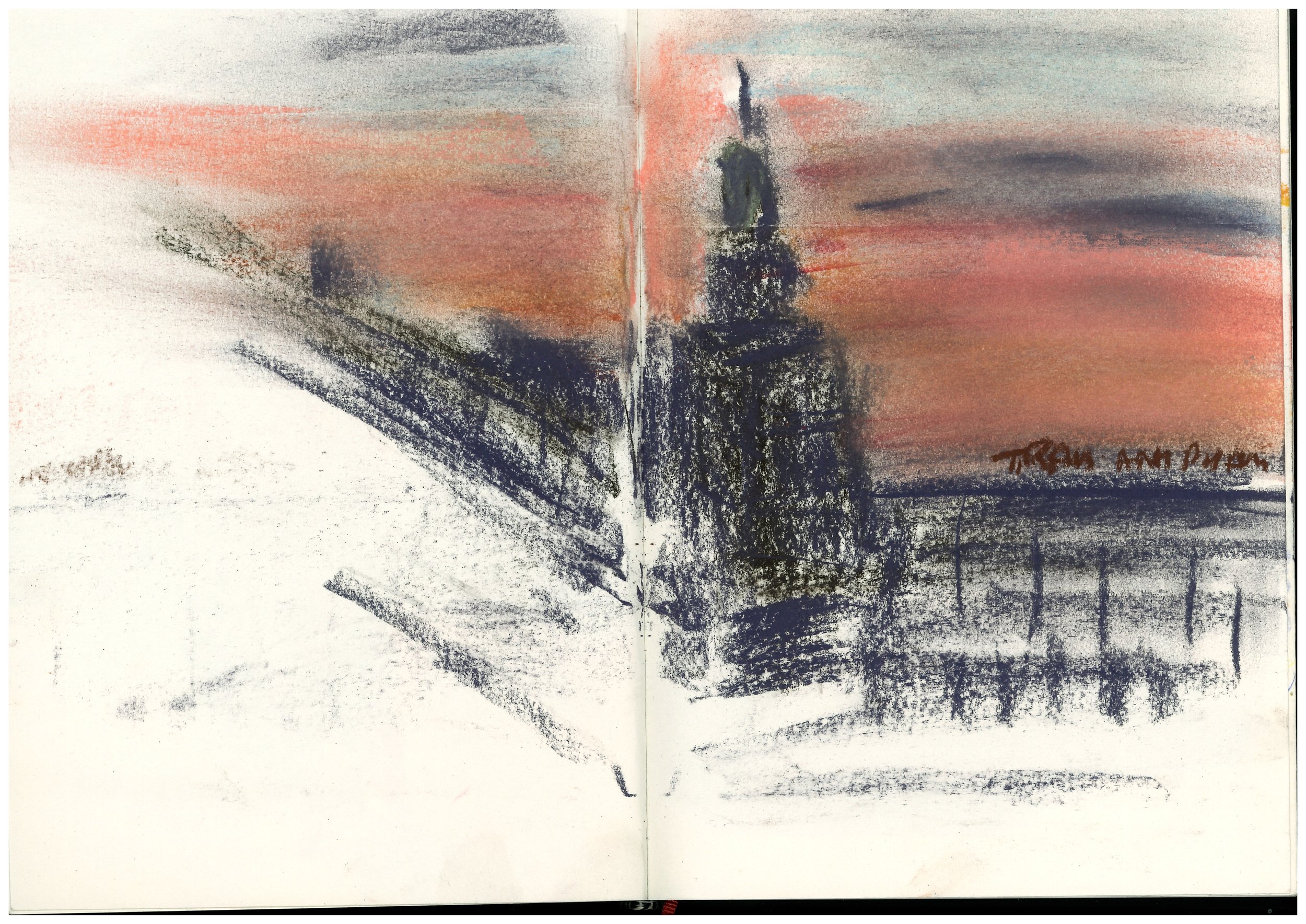Study Aussicht vom Atelier Balzer at Frankfurter Tor, Tram Anh Pham, Berlin, 2025