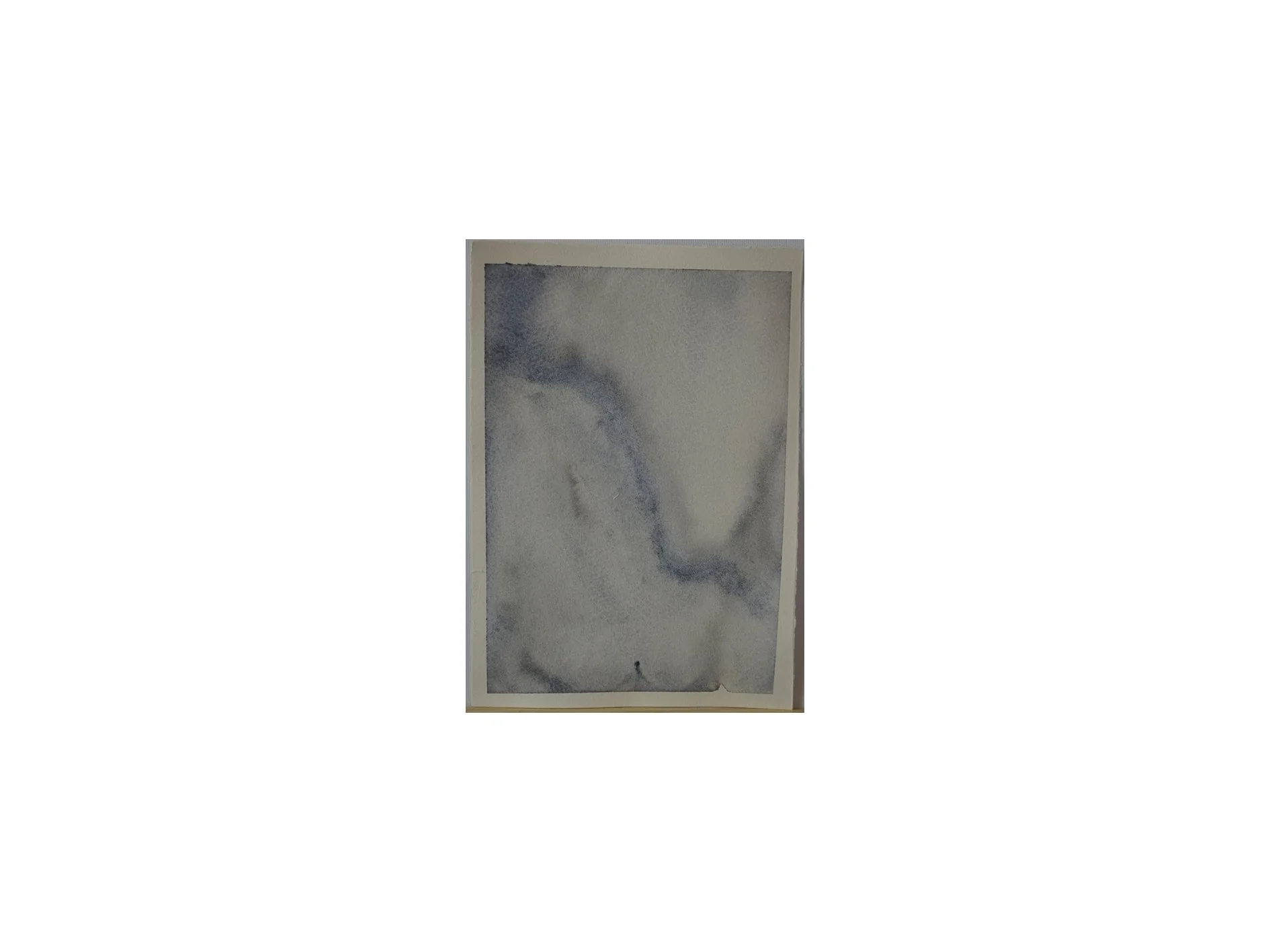 untitled, 2025, charcoal and water on paper, 16.5 x 24 cm