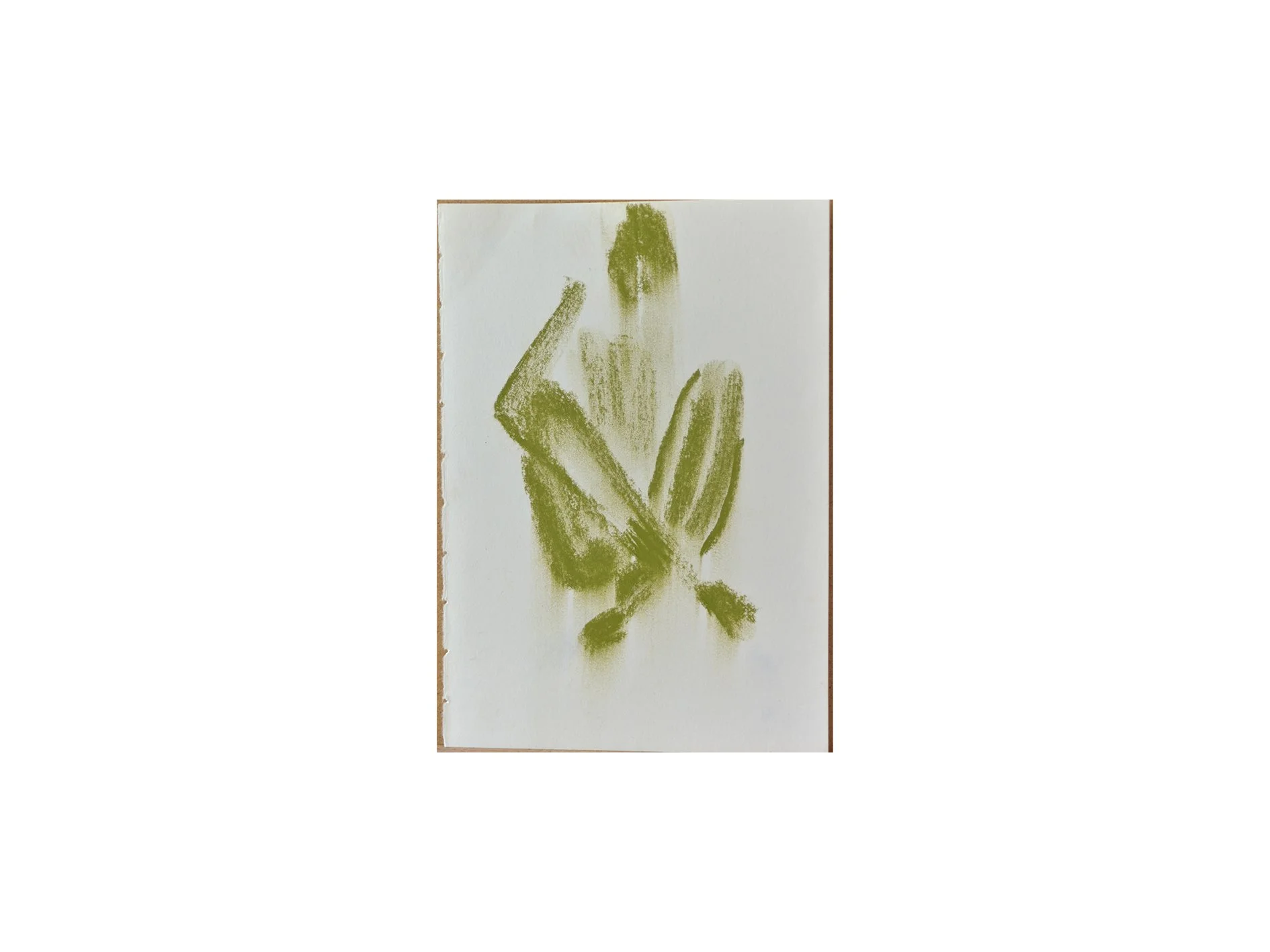 untitled, 2025, pastel on paper, 15 cm x 20 cm