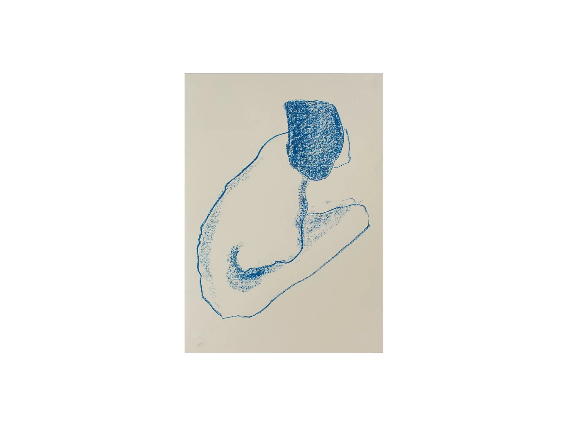 untitled, 2026, pastel on paper, 24.8 x 36 cm