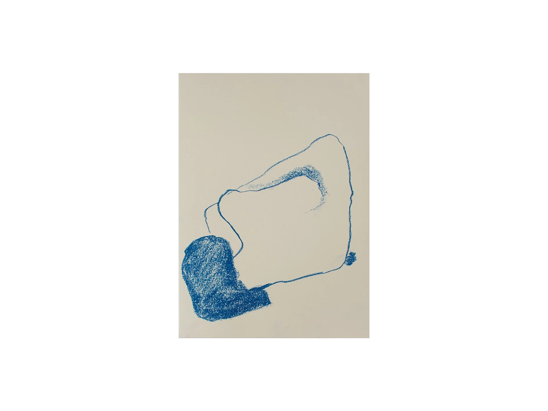 untitled, 2026, pastel on paper, 24.8 x 36 cm