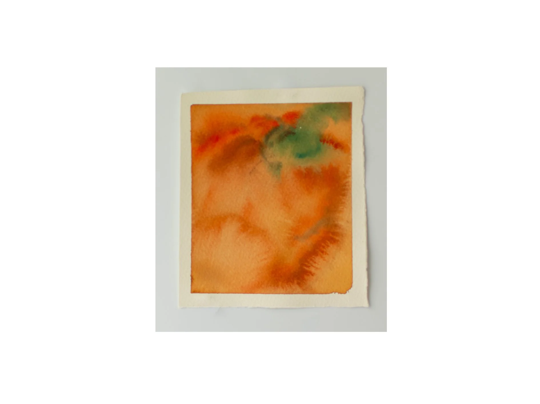 paprika, 2026, gouache and water on paper, 15 x 17 cm