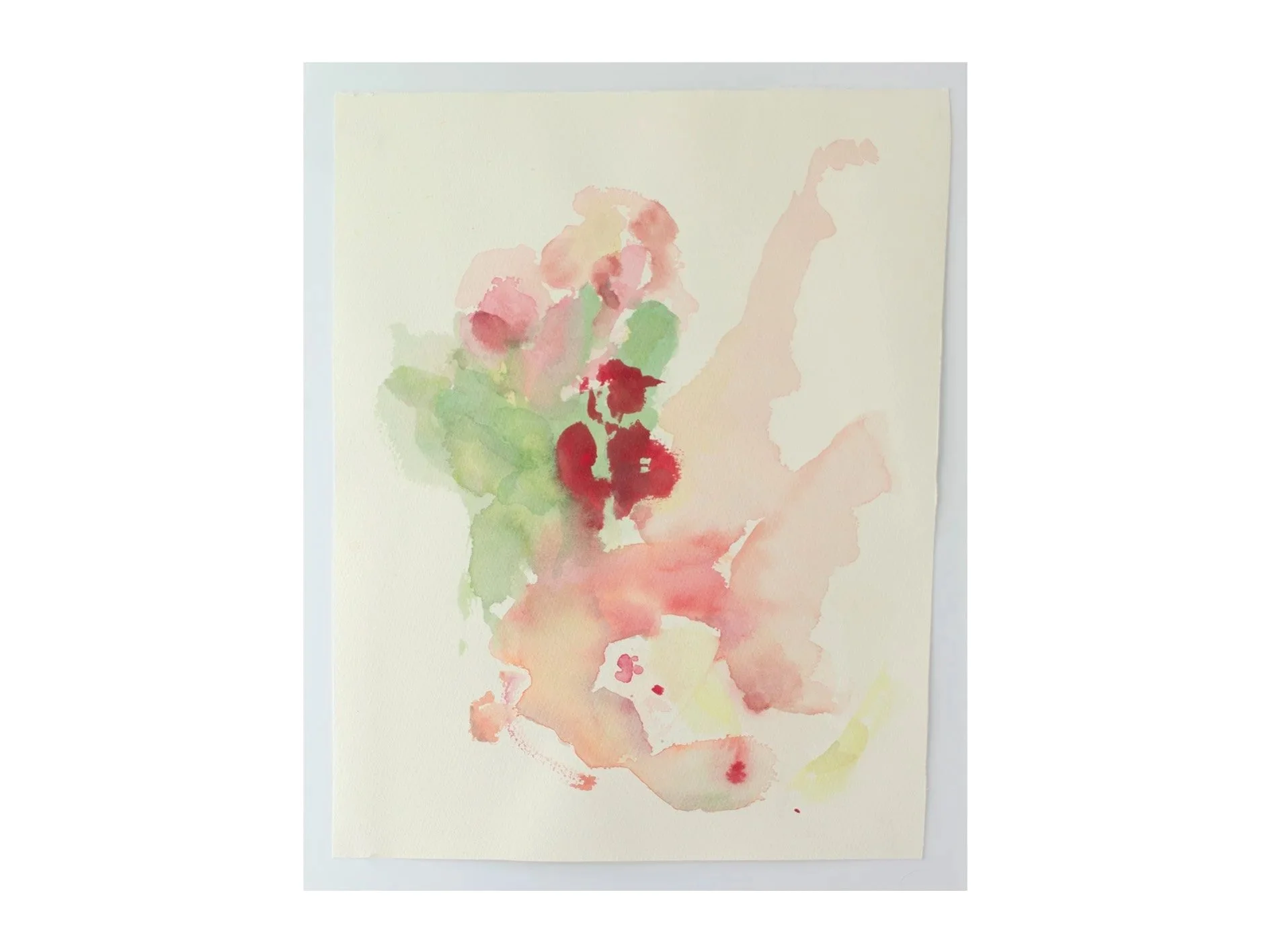 untitled, 2026, gouache and water on paper, 32 x 38 cm