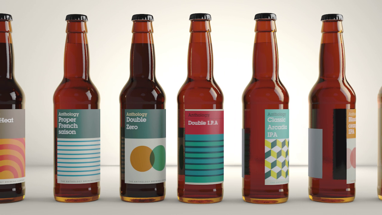 Anthology beer bottles