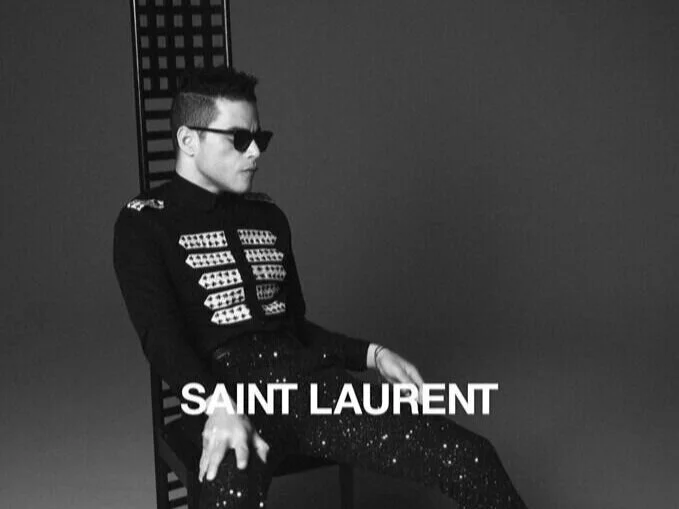 Rami Malek &amp; Saint Laurent