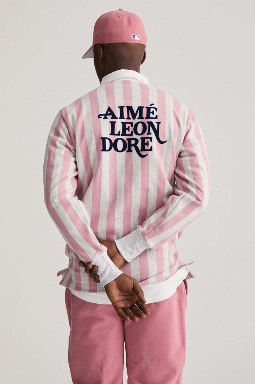 Aime Leon Dore Team Soccer Jersey Pink for Men