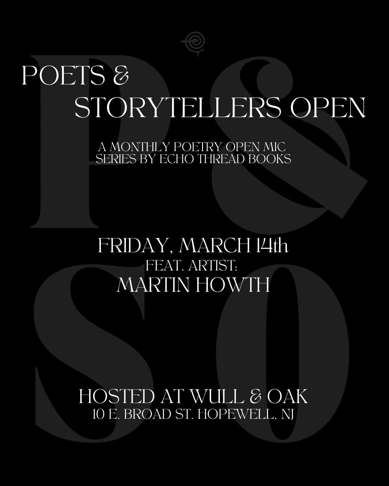 Poets & Storytellers Open @ Wull & Oak