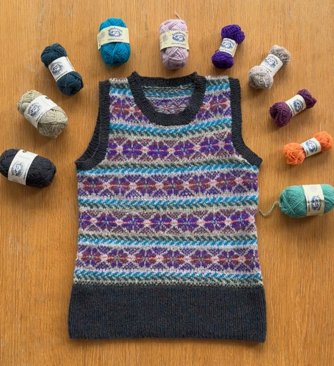 Rinner vest for Mary Jane Mucklestone 2025