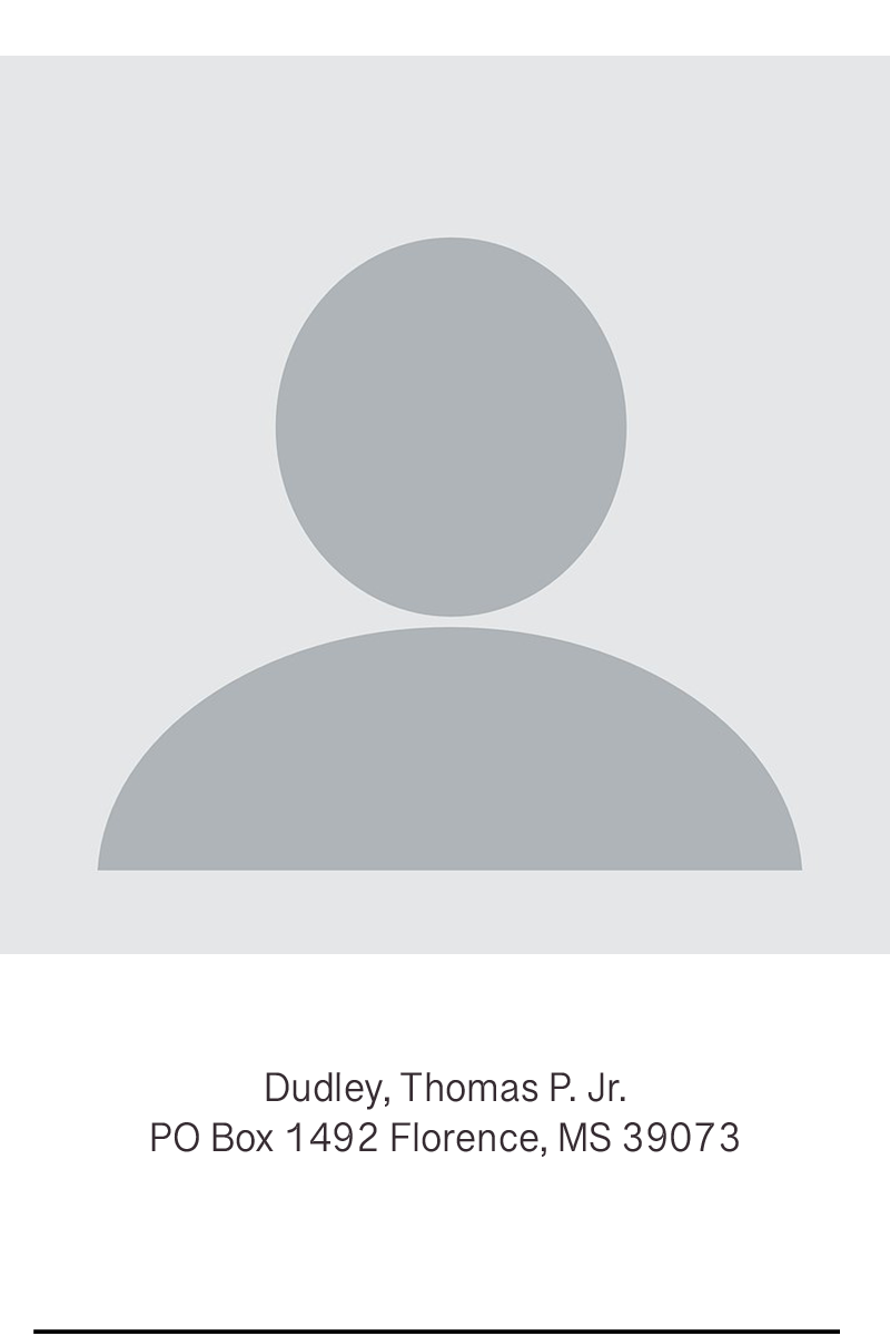 Dudley, Thomas P. Jr.