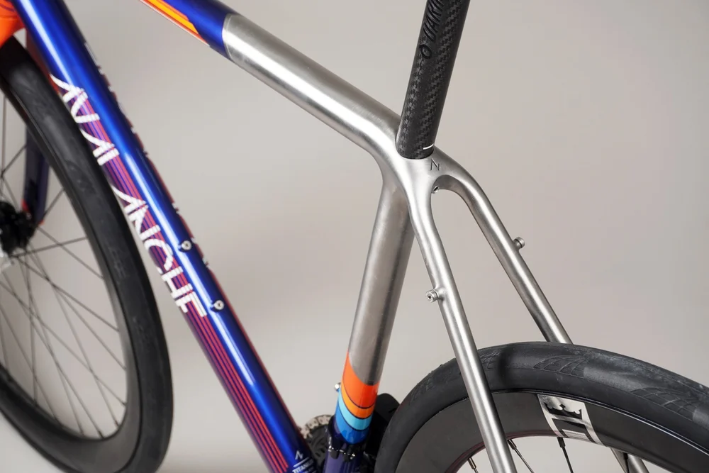 Axe De Roue Vélo En Titane - Rouge - Pour Route/course - Blocage Rapide - Léger