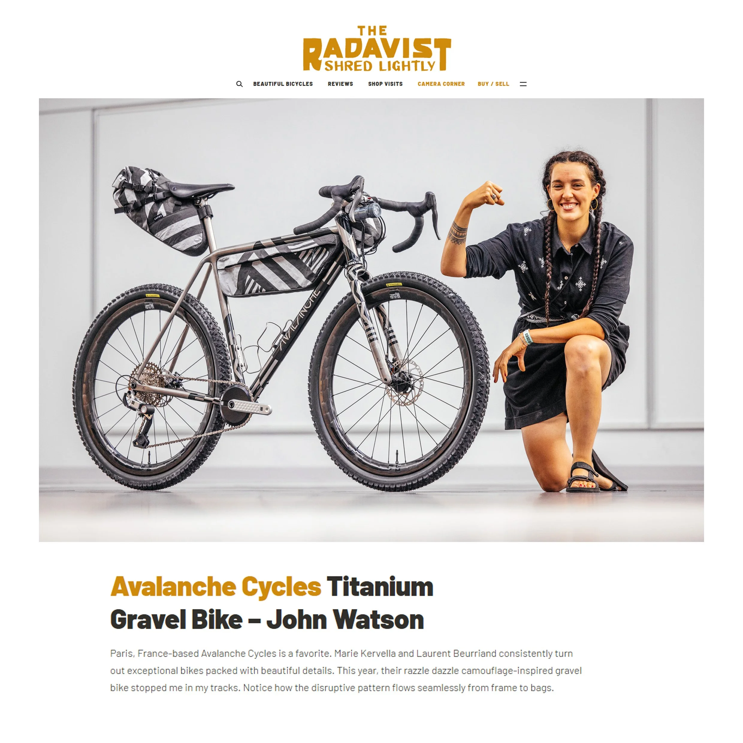 vélo titane sur mesure - bespoked show 2026 the radavist 