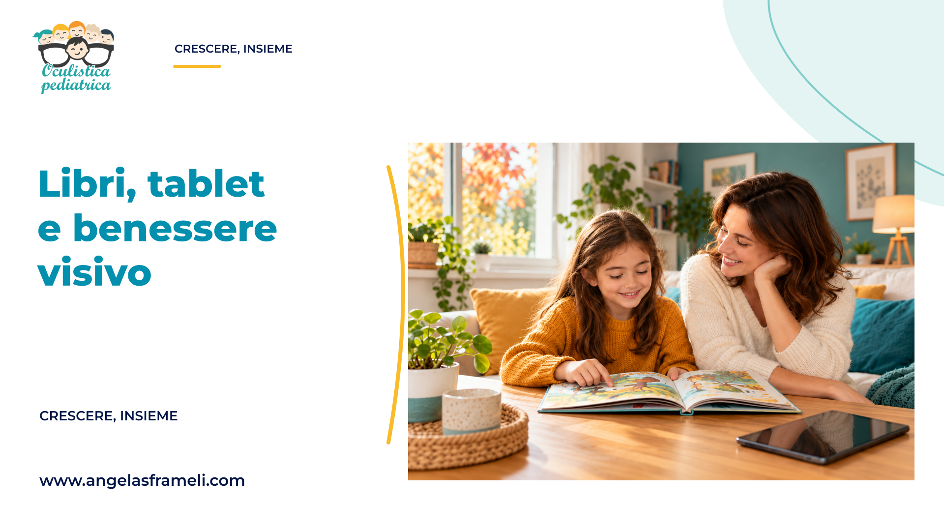 Libri, tablet e benessere visivo: le abitudini quotidiane dei bambini