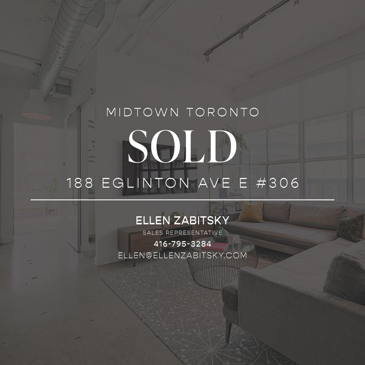 Quality never goes out of style, even in the toughest markets. This Super Loft at Yonge &amp; Eglinton was a winner from the get-go ✨

Looking to buy or sell, you know where to find me 📩

#torontorealestate #torontocondo #torontorealtor #luxuryrealt