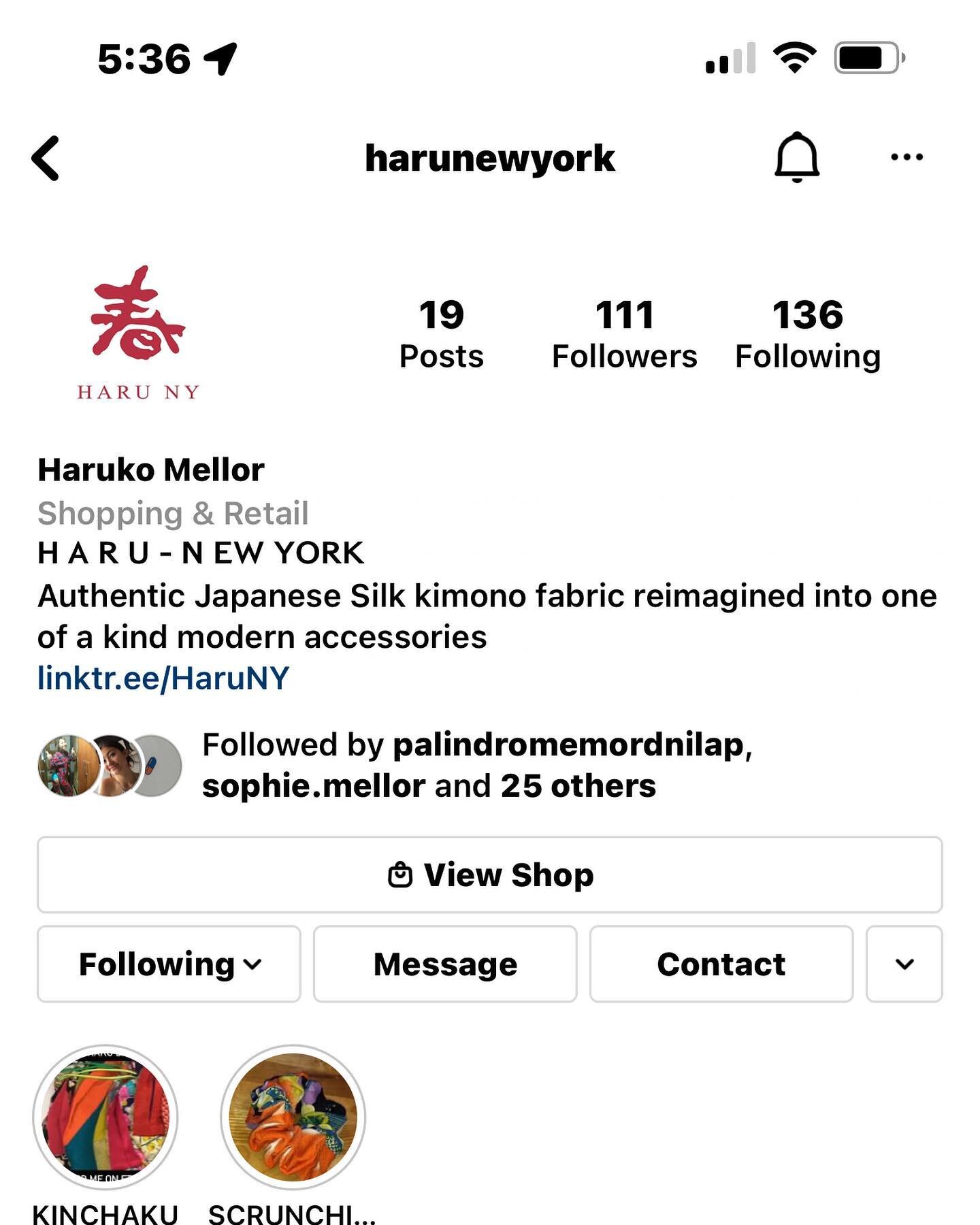Hello HARU-NY family!! 

I have very exiting news. Our Instagram shop is now live! 

You can find all of the products that are on the website right in the shop!

Feel free to take a look!