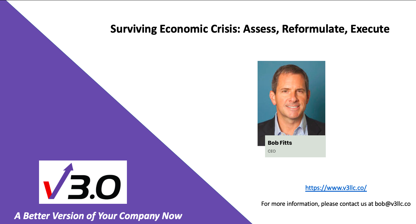 Surviving Economic Crisis: Assess, Reformulate, Execute
