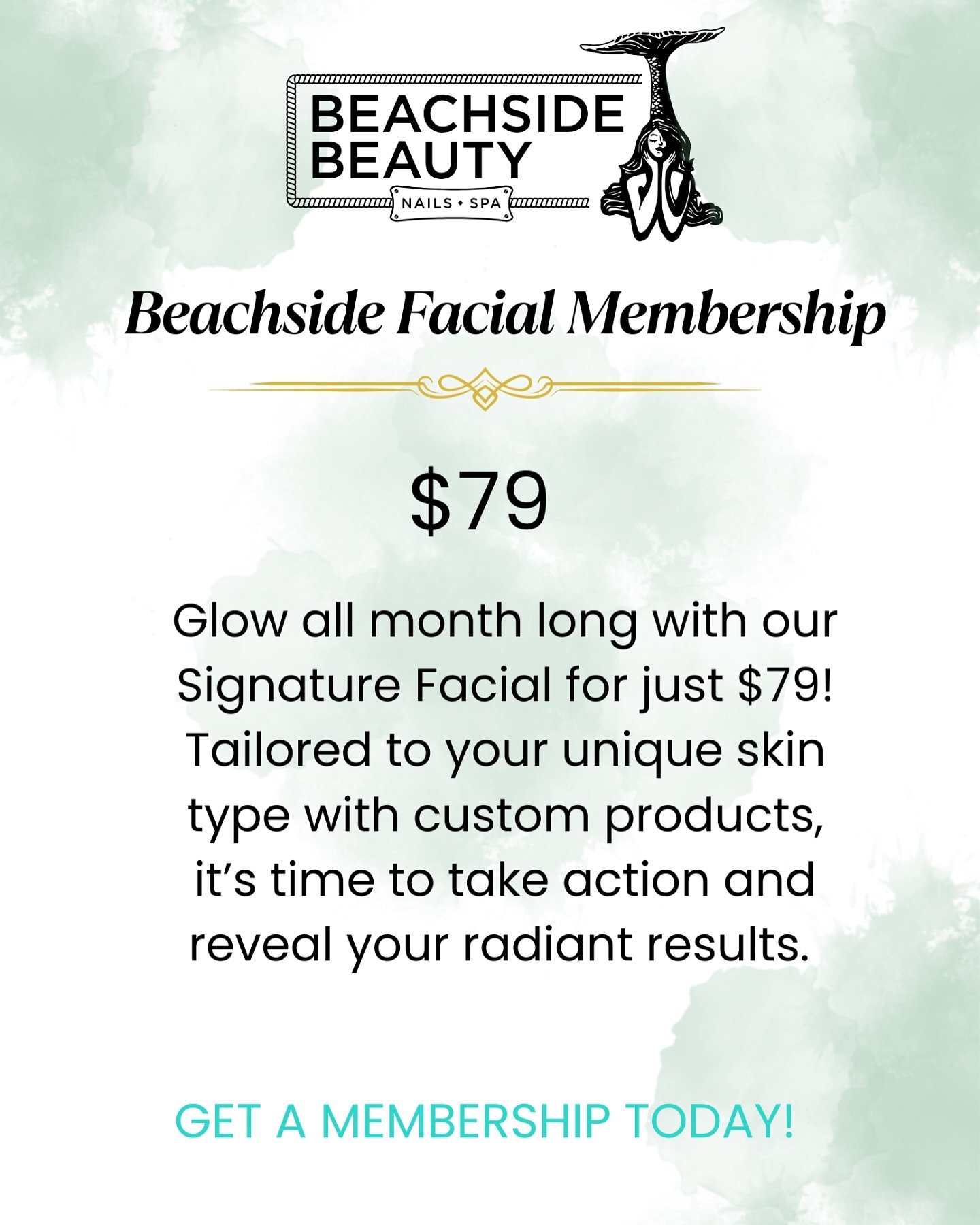 &ldquo;Unlock your glow with our $79 monthly facial membership! Custom care, radiant results&mdash;your skin deserves this. Sign up today! #FacialMembership #GlowUp&rdquo;