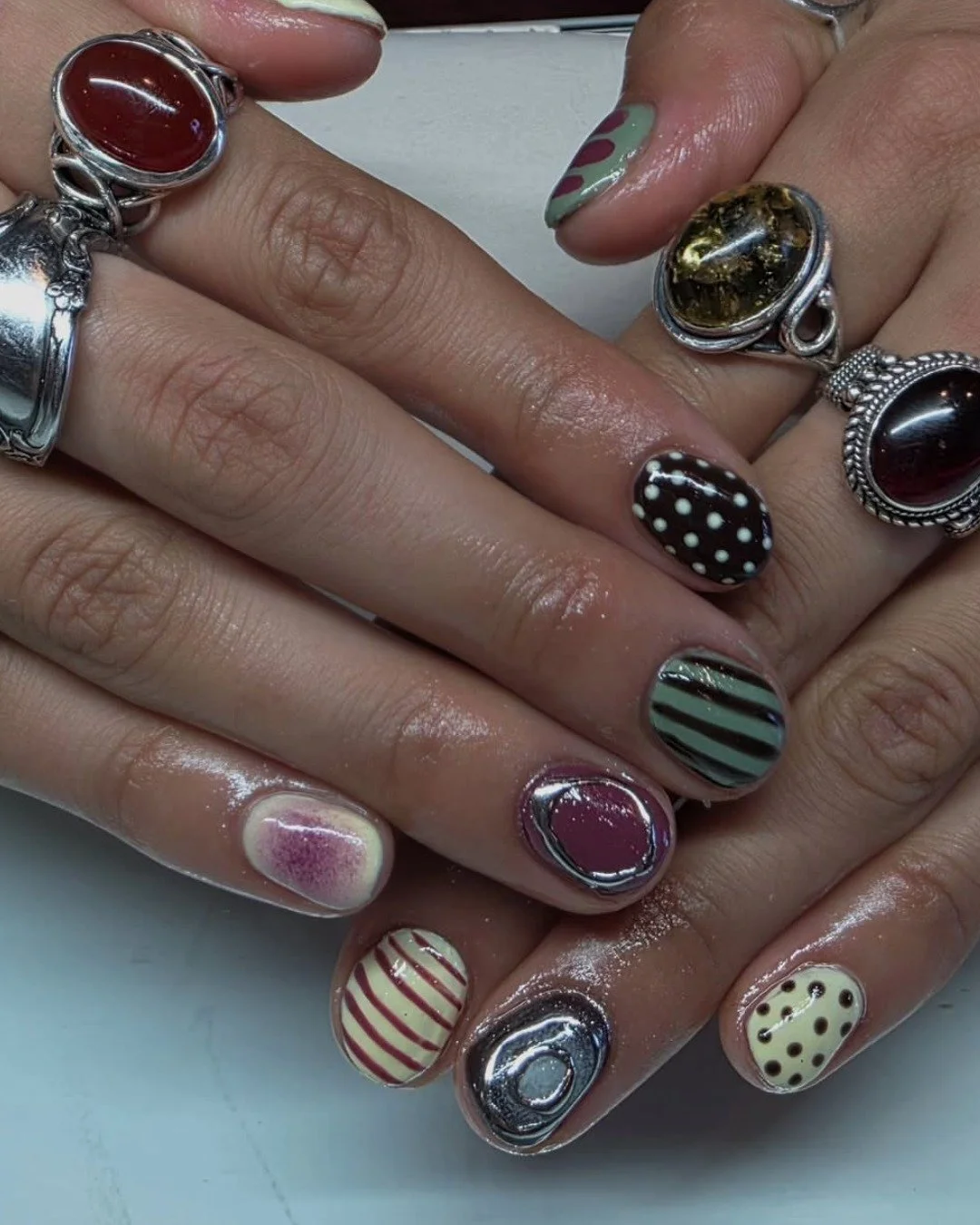 &quot;Art isn't always on canvas, sometimes it's at your fingertips.&quot; 🎨✨💅

Nails by @megnoels.nails 

☎ Call now or visit our website to book an appointment!

📞 (850)353-2804
💻 bsbdestin.com

 #destinsalon #nailart #fortwaltonbeachbeauty #de