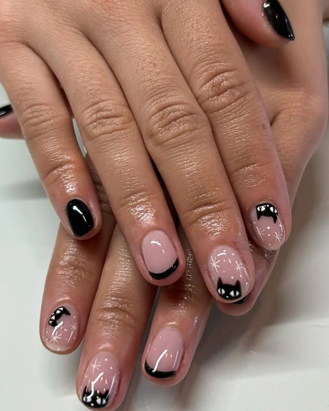 "Cute claws, spooky cause." 🐈✨

💅🏻Nails by @nailsby.fyn 

📞Call or visit our website to book an appointment! 

☎ (850) 353-2804
💻 bsbdestin.com 

 #spadestinflorida #destinsalon #spadestinfl #frenchnails #destinnailtech #destinnailart 