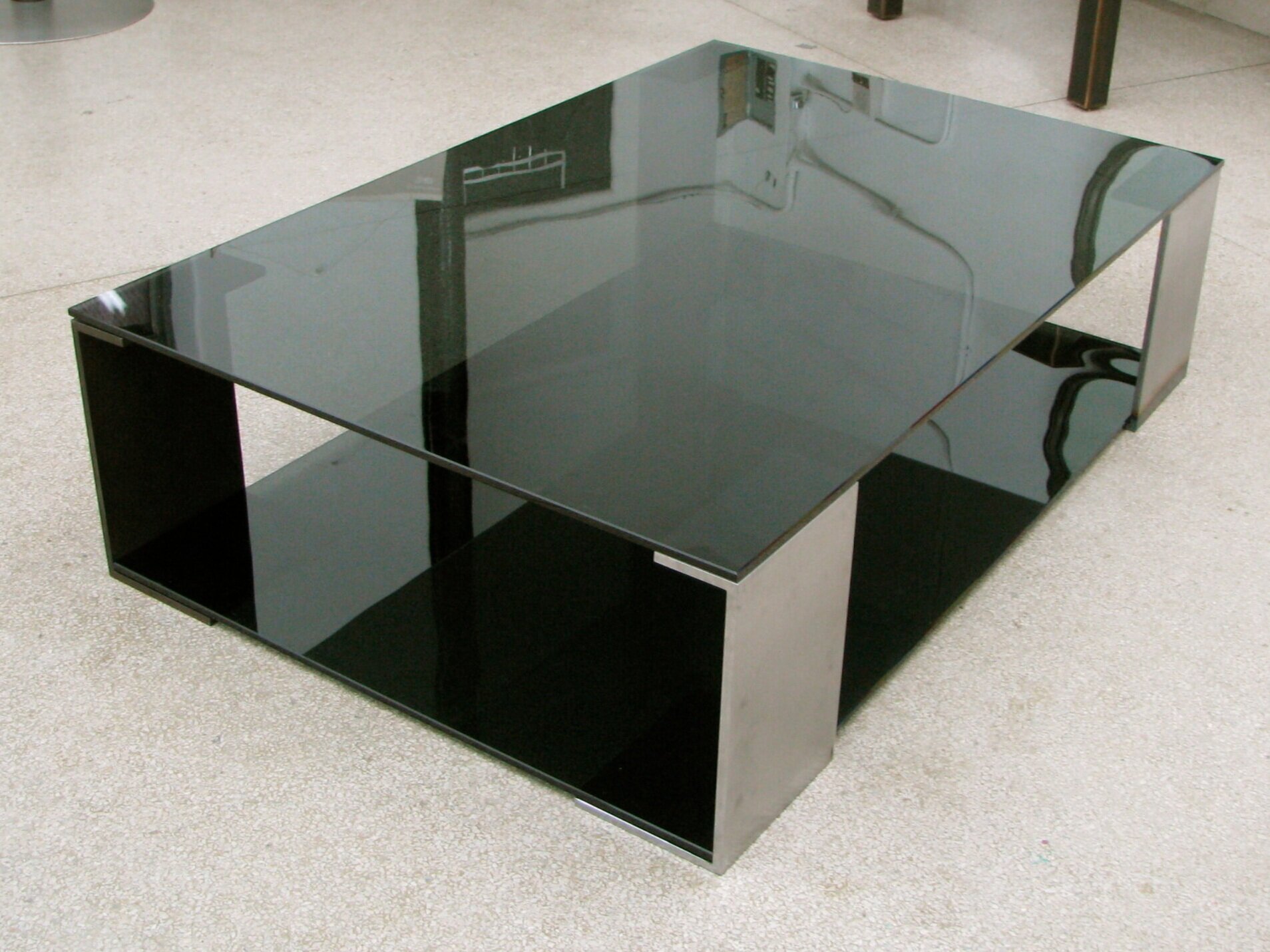 Mirror Polished Stainless Coffee Table