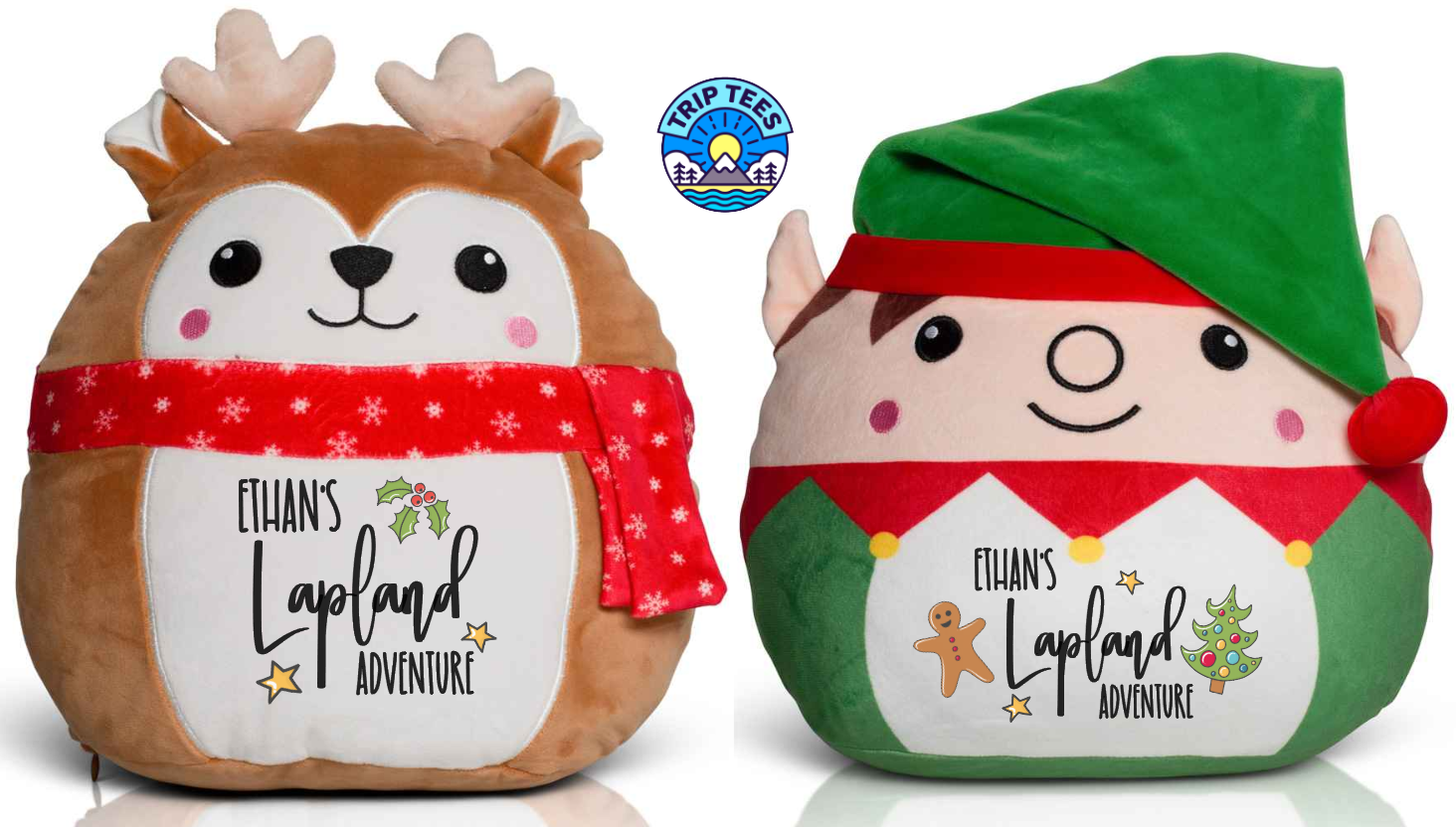 Personalise Me! Elf or Reindeer Squidgy’s plushie teddy / Lapland adventur