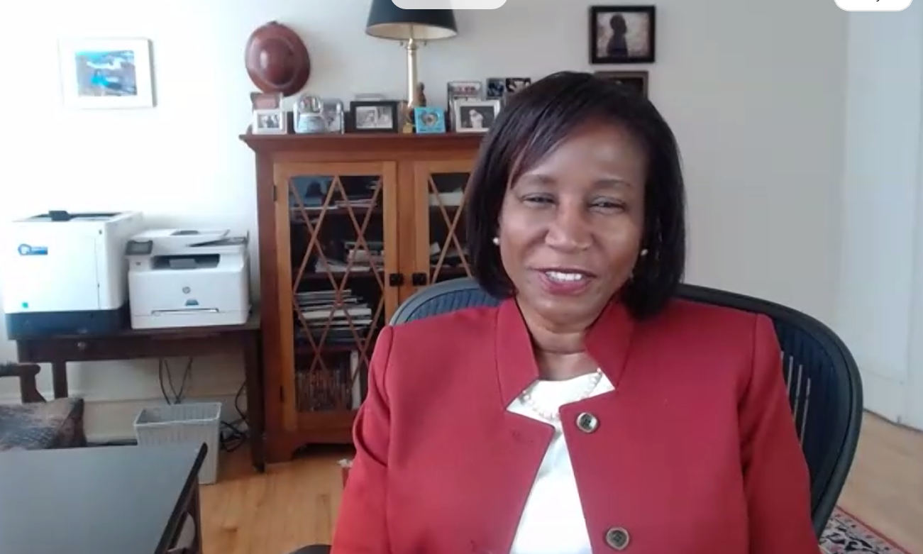 Laurie Carter promoted internship expansion during town hall