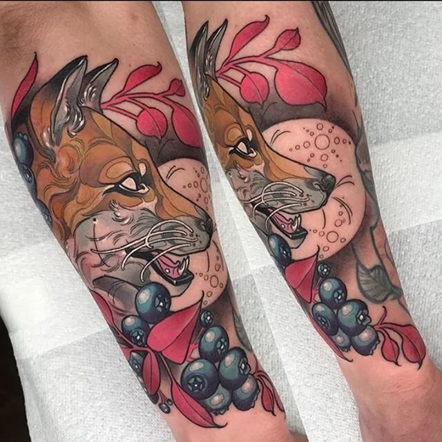 Fox and blubes from a couple years back! At one point I got a bit overtired of doing foxes but I am back on the fox train fully these days for all you wildlife lovers out there ;)