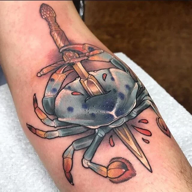 Lockdown throwback! Poor crabby 😢