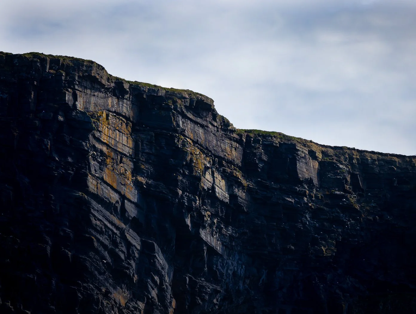 From below the Cliffs of Moher on a beautiful day in Ireland