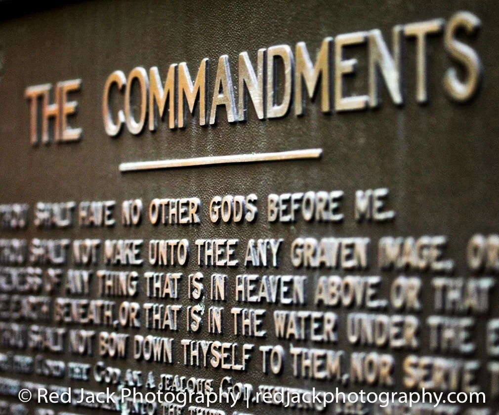Define Commandment Structure — RedJack Photography