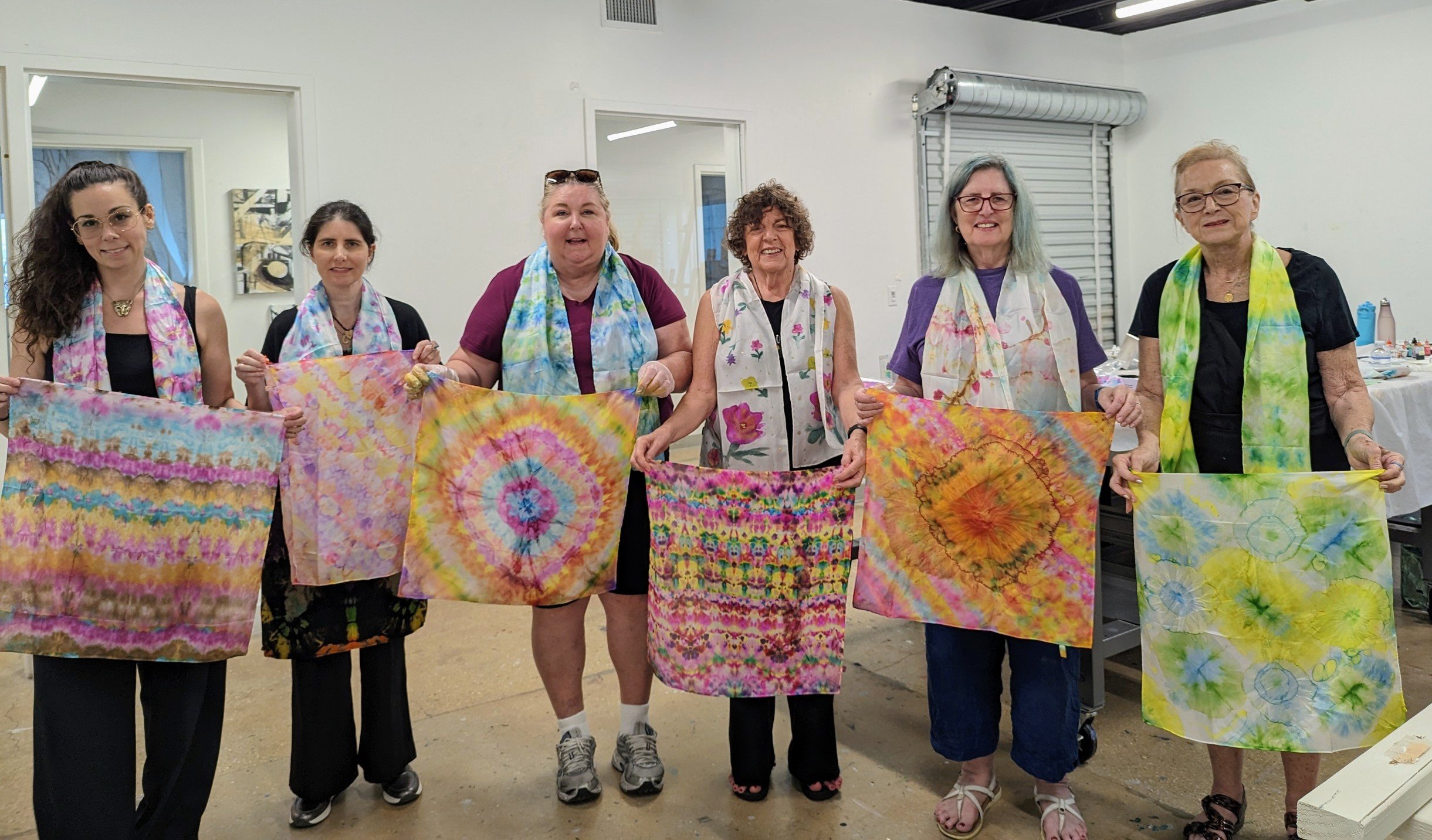 Arts warehouse.tie dyed scarves 10.29.25.jpg