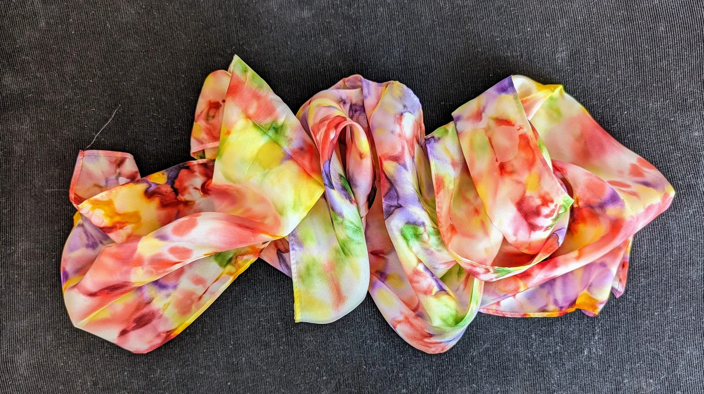 Alcohol Ink Silk Scarf Workshop at Addison Reserve