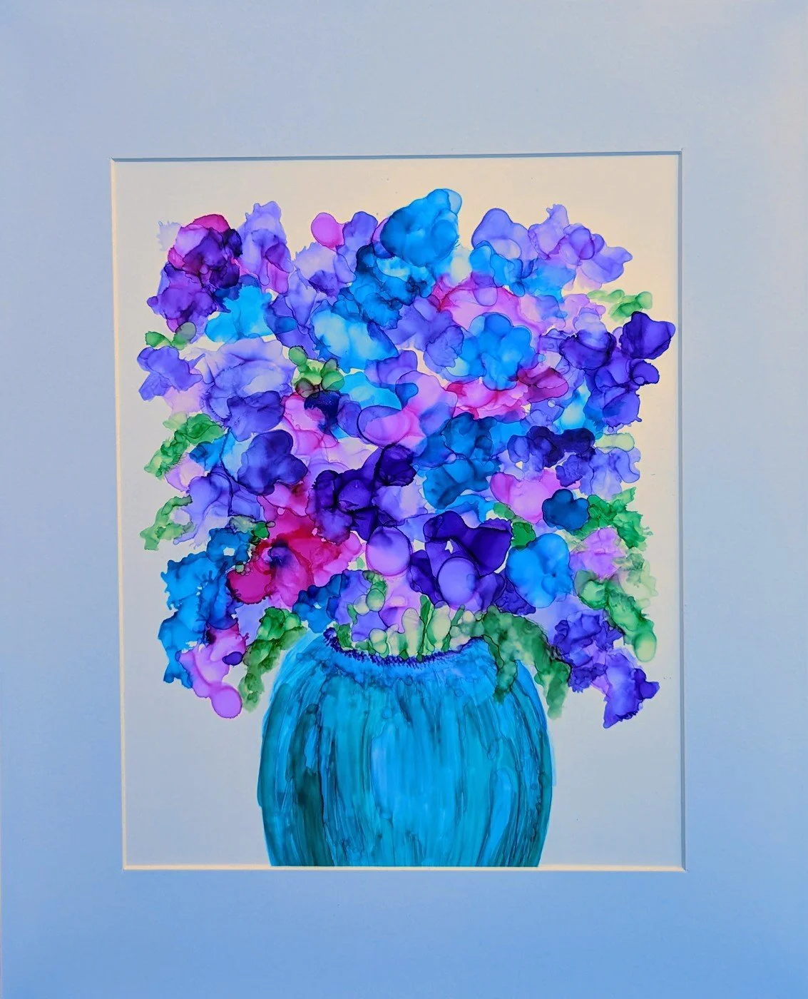 Floral Bouquet in Alcohol Ink at Valencia Grand