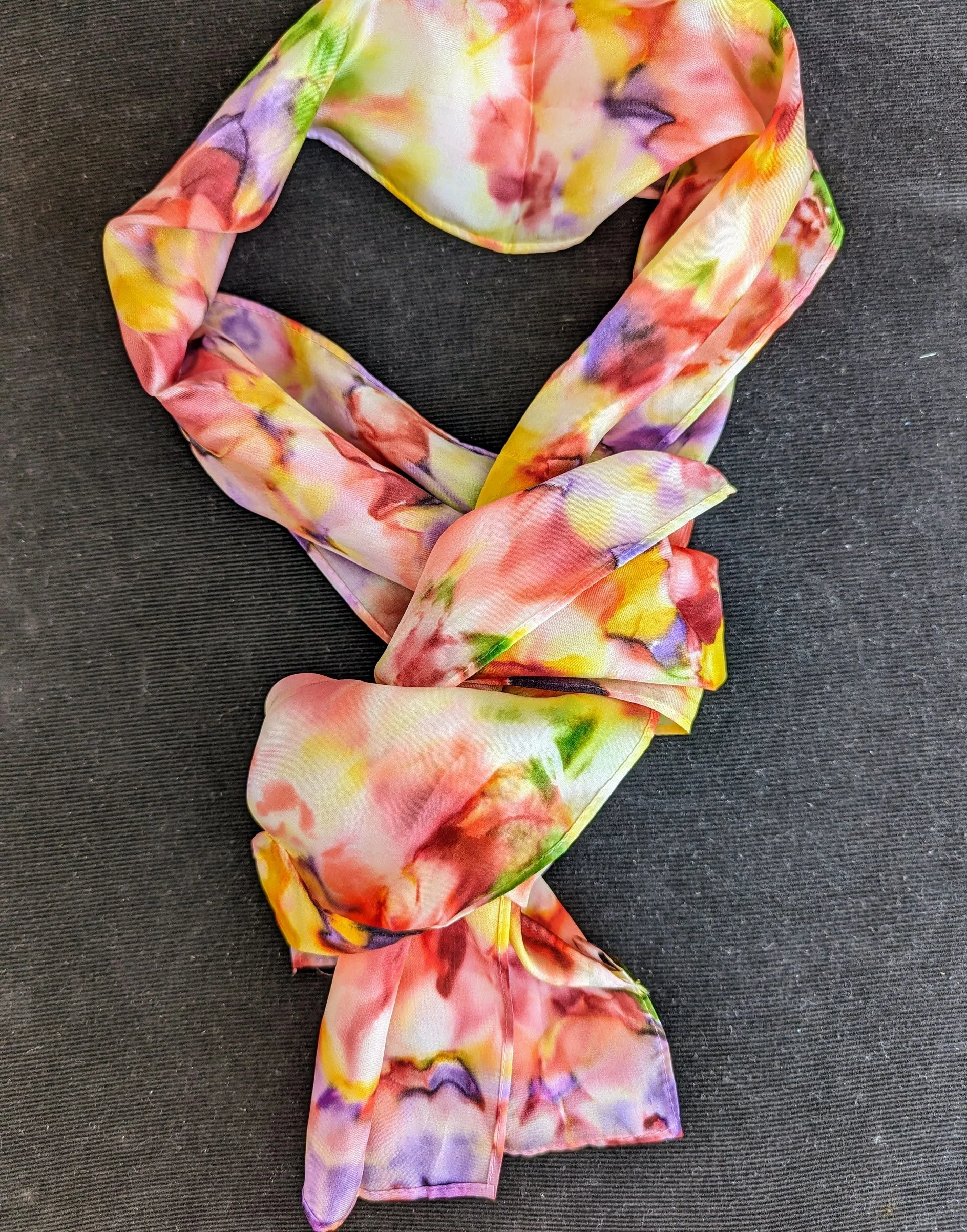 Boca Grove Country Club - Alcohol Ink Silk Scarves
